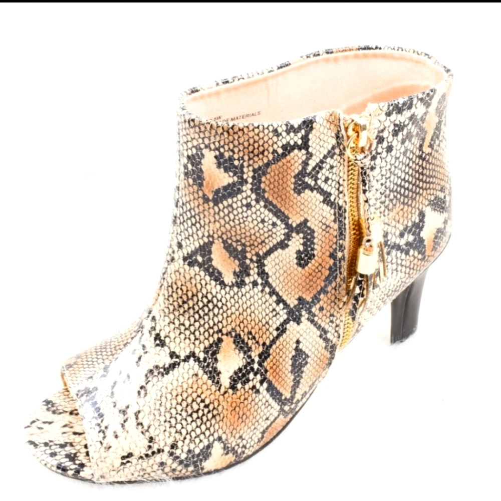Torrid Faux Alligator Ankle Boots 9.5